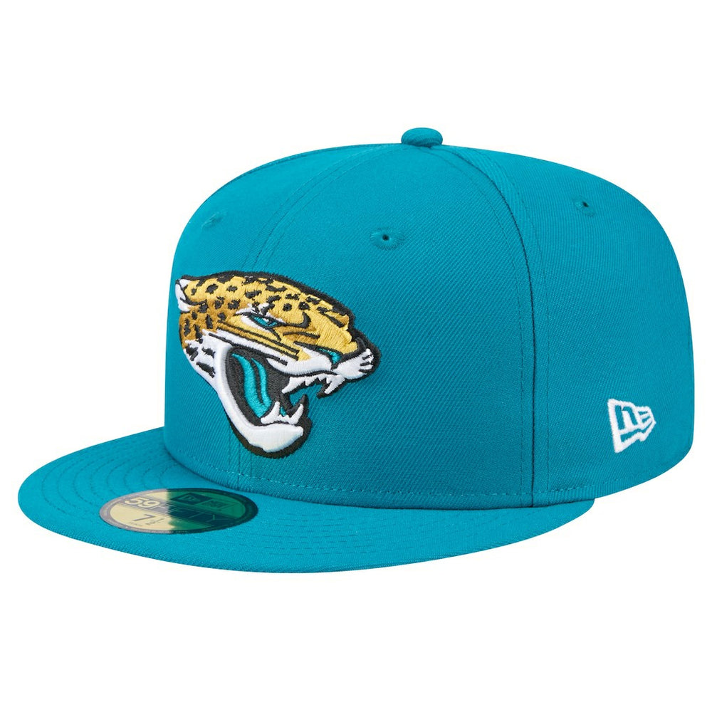 Jacksonville Jaguars New Era Main 59FIFTY Fitted Hat - Teal cheap