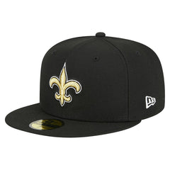 New Orleans Saints New Era Main 59FIFTY Fitted Hat - Black discount