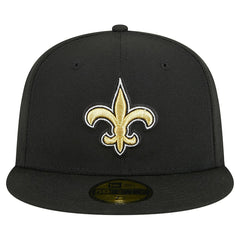New Orleans Saints New Era Main 59FIFTY Fitted Hat - Black discount