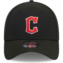 Cleveland Guardians Logo 39THIRTY Flex Hat - Black | New Era