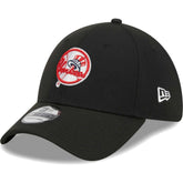 New York Yankees Logo 39THIRTY Flex Hat - Black | New Era