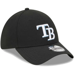 Tampa Bay Rays Logo 39THIRTY Flex Hat - Black | New Era