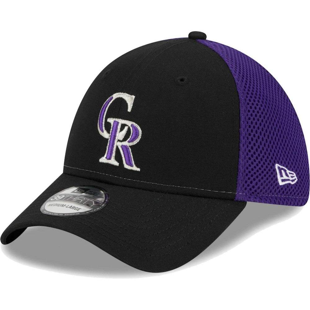 Colorado Rockies Team Neo 39THIRTY Flex Hat - Black | New Era
