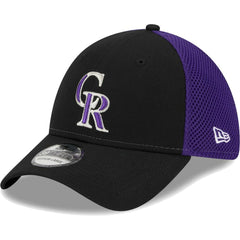 Colorado Rockies Team Neo 39THIRTY Flex Hat - Black | New Era