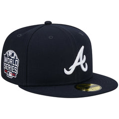 Atlanta Braves 2021 World Series Team Color 59FIFTY Fitted Hat - Navy | New Era