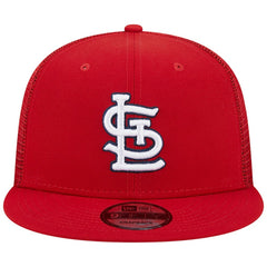 St. Louis Cardinals Team Color Trucker 9FIFTY Snapback Hat - Red | New Era