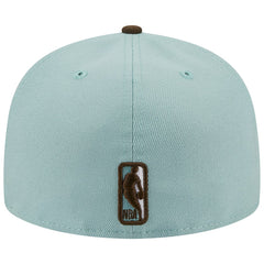 Philadelphia 76ers Two-Tone 59FIFTY Fitted Hat - Light Blue/Brown | New Era shop