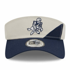 Dallas Cowboys New Era 2023 Sideline Historic Adjustable Visor - Cream/Navy discount
