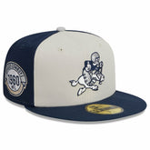 Dallas Cowboys New Era 2023 Sideline Historic 59FIFTY Fitted Hat - Cream/Navy cheap