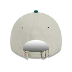 New York Jets New Era 2023 Sideline Historic 9TWENTY Adjustable Hat - Cream/Green on sale