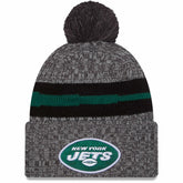 New York Jets New Era 2023 Sideline Sport Cuffed Pom Knit Hat - Gray discount