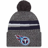 Tennessee Titans New Era 2023 Sideline Sport Cuffed Pom Knit Hat - Gray outlet