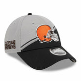 Cleveland Browns New Era 2023 Sideline 9FORTY Adjustable Hat - Gray/Black cheap