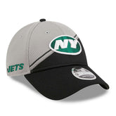 New York Jets New Era 2023 Sideline 9FORTY Adjustable Hat - Gray/Black online