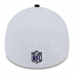 Baltimore Ravens New Era 2023 Sideline 39THIRTY Flex Hat - White/Black outlet