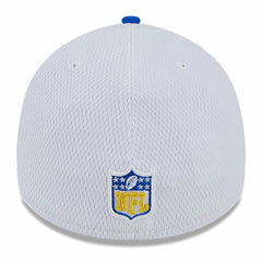 Los Angeles Rams New Era 2023 Sideline 39THIRTY Flex Hat - White/Royal for sale