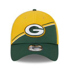 Green Bay Packers New Era 2023 Sideline 39THIRTY Flex Hat - Gold/Green sale