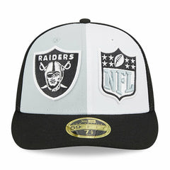 Las Vegas Raiders New Era 2023 Sideline Low Profile 59FIFTY Fitted Hat - Gray/Black discount