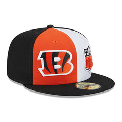 Cincinnati Bengals New Era 2023 Sideline 59FIFTY Fitted Hat - Orange/Black sale