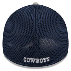 Dallas Cowboys New Era Pipe Retro Joe 39THIRTY Flex Hat - Silver/Navy on sale