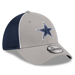 Dallas Cowboys New Era Pipe 39THIRTY Flex Hat - Gray discount