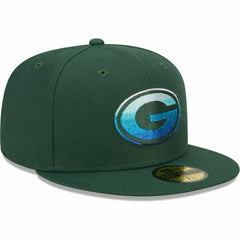 Green Bay Packers New Era Gradient 59FIFTY Fitted Hat - Green cheap