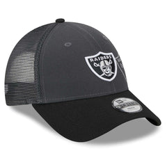 Las Vegas Raiders New Era Preschool Reflect 9FORTY Adjustable Hat - Graphite/Black sale
