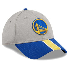 Golden State Warriors Striped 39THIRTY Flex Hat sale - Gray/Royal | New Era shop
