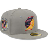 Portland Trail Blazers Color Pack 59FIFTY Fitted Hat - Gray | New Era discount