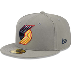Portland Trail Blazers Color Pack 59FIFTY Fitted Hat - Gray | New Era discount