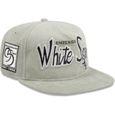 Chicago White Sox Corduroy Golfer Adjustable Hat - Gray | New Era