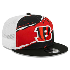 Cincinnati Bengals New Era Tear Trucker 9FIFTY Snapback Hat - Black for sale
