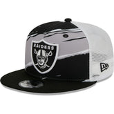 Las Vegas Raiders New Era Tear Trucker 9FIFTY Snapback Hat - Black sale