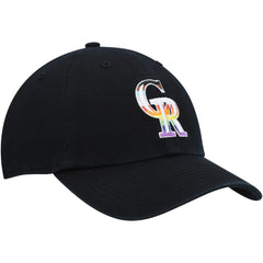 Colorado Rockies Team Pride Clean Up Adjustable Hat - Black | 47 brand