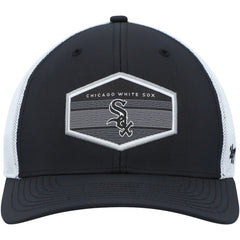 Chicago White Sox Burgess Trucker Snapback Hat - Black/White | 47 brand