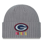 Green Bay Packers New Era Color Pack Multi Cuffed Knit Hat - Gray sale