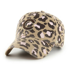 Chicago Cubs Women's Bagheera Clean Up Adjustable Hat - Khaki | 47 brand