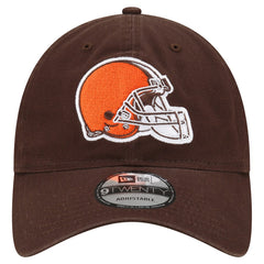 Cleveland Browns New Era Distinct 9TWENTY Adjustable Hat - Brown cheap