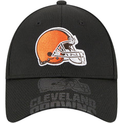 Cleveland Browns New Era Top Visor 9FORTY Adjustable Hat - Black on sale
