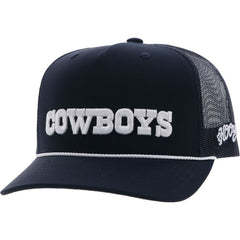 Dallas Cowboys HOOey Wordmark Rope Trucker Adjustable Hat - Navy discount