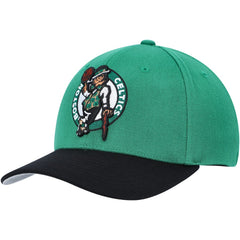 Boston Celtics MVP Team Two-Tone 2.0 Stretch-Snapback Hat - Kelly Green/Black | Mitchell & Ness on sale