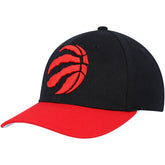 Toronto Raptors MVP Team Two-Tone 2.0 Stretch-Snapback Hat - Black/Red | Mitchell & Ness on sale