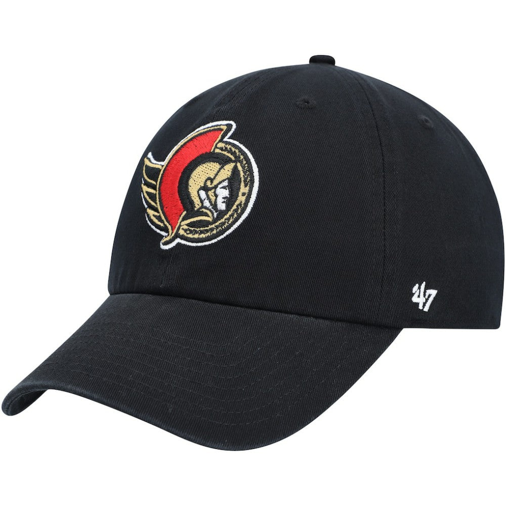 Ottawa Senators '47 Clean Up Adjustable Hat Black