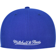 New York Knicks Hardwood Classics MVP Team Ground 2.0 Fitted Hat - Blue | Mitchell & Ness on sale