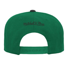 Boston Celtics Youth Two-Tone Snapback Hat - Kelly Green/Black | Mitchell & Ness discount