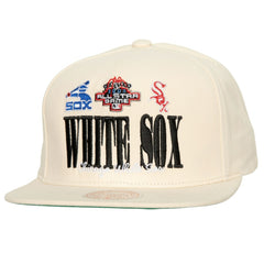 Chicago White Sox Reframe Retro Snapback Hat - Cream | Mitchell & Ness