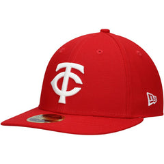 Minnesota Twins Low Profile 59FIFTY Fitted Hat - Scarlet | New Era