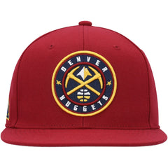 Denver Nuggets Side Core 2.0 Snapback Hat sale - Red | Mitchell & Ness on sale