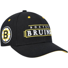 Boston Bruins Mitchell & Ness LOFI Pro Snapback Hat Black