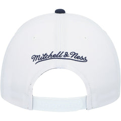 Dallas Mavericks Hardwood Classics Core 2-Tone 2.0 Pro Snapback Hat sale - White/Navy | Mitchell & Ness for sale